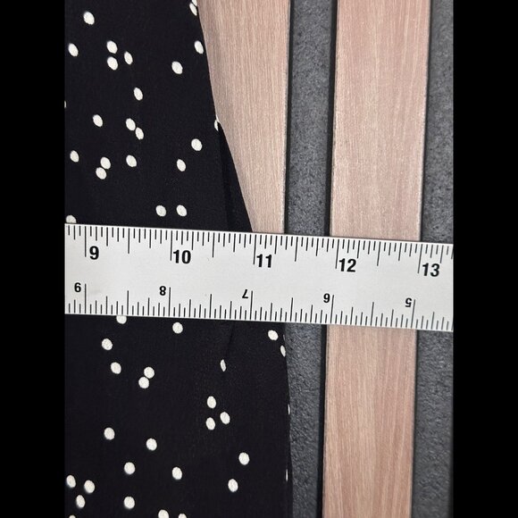 New Flynn Skye Jumpsuit Small Black Polka Dot Halter Neck Flare Lightweight - Picture 3 of 9